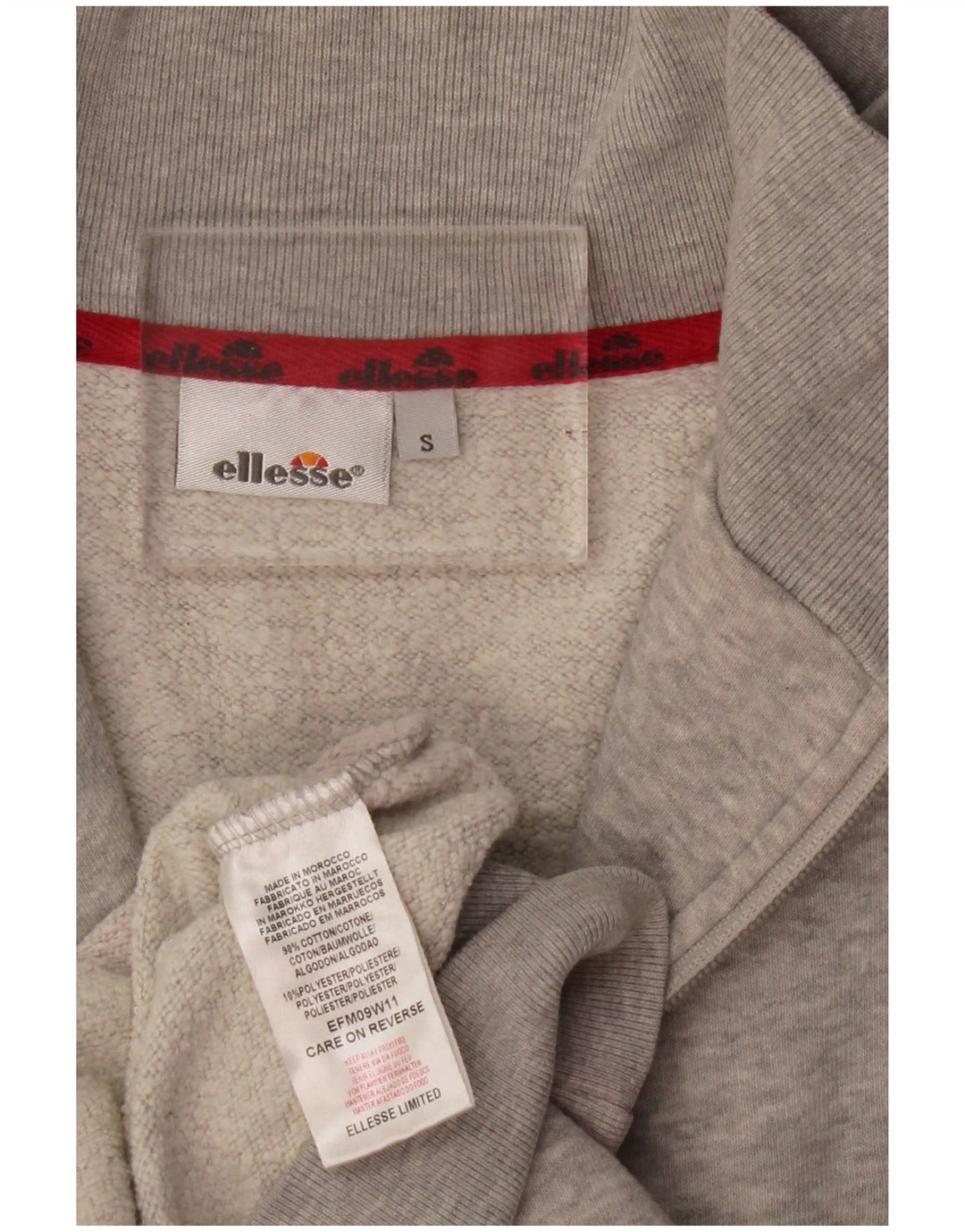 Jachetă de trening Ellesse pentru femei UK 10, bumbac cu pete gri mici
