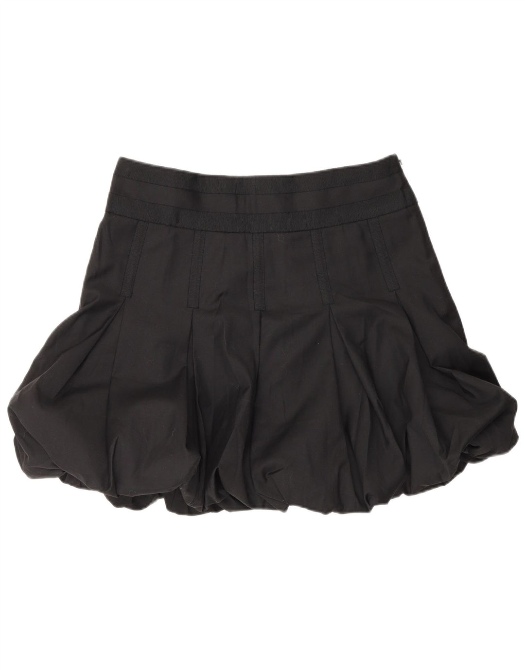 Fusta Mini Bubble pentru femei Ted Baker Mărimea 3 Mediu W32 Lână neagră