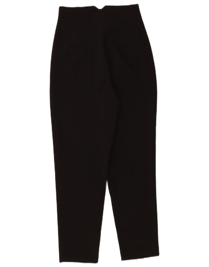 Pantaloni chino conici pentru femei Zara XS W24 L26 Poliester negru