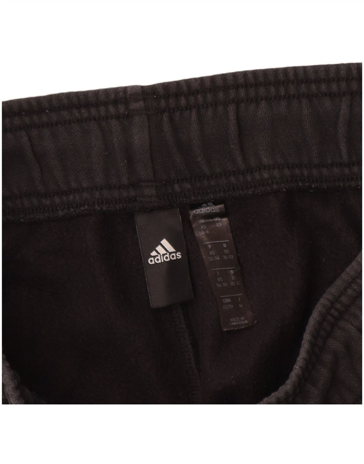 Pantaloni de trening ADIDAS pentru femei UK 4/6 XS bumbac negru