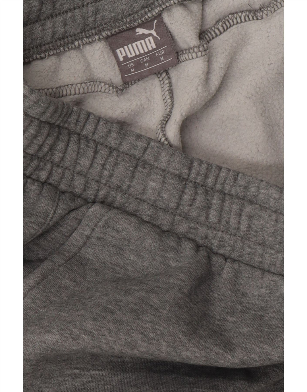 Pantaloni de trening cu grafică Puma pentru bărbați Pantaloni de jogging, bumbac cu pete gri mediu