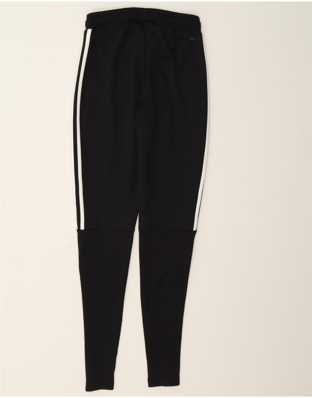 Pantaloni de trening Adidas Climalite pentru femei UK 8/10 Poliester negru mic
