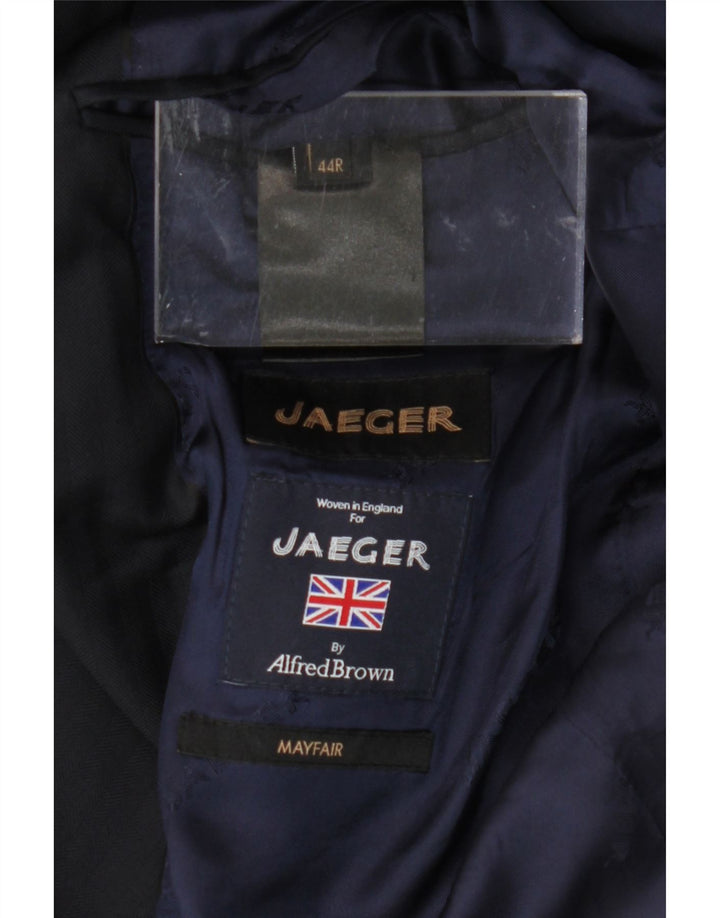 Jachetă pentru bărbați Alfred Brown cu 2 nasturi JAEGER UK 44 2XL Bleumarin