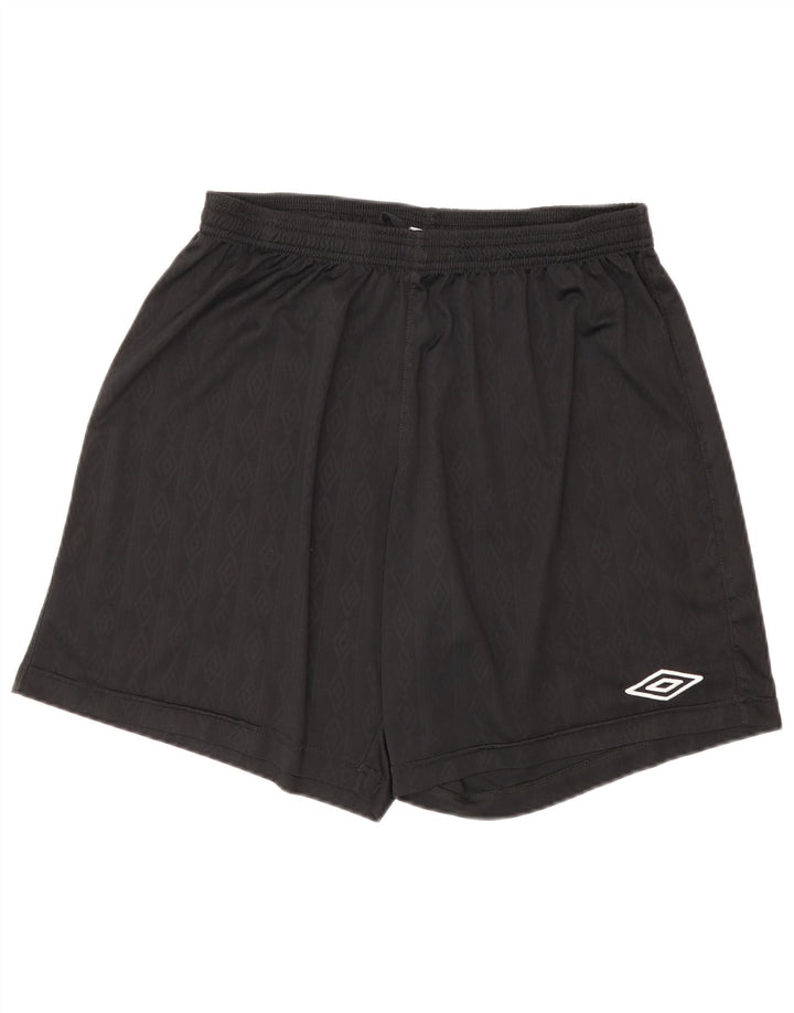 Pantaloni scurți sport pentru bărbați Umbro XL poliester negru