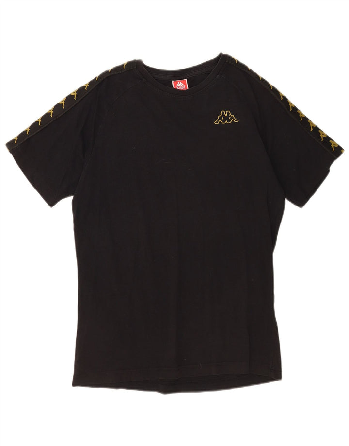 Tricou grafic pentru bărbați Kappa Top Mediu Negru