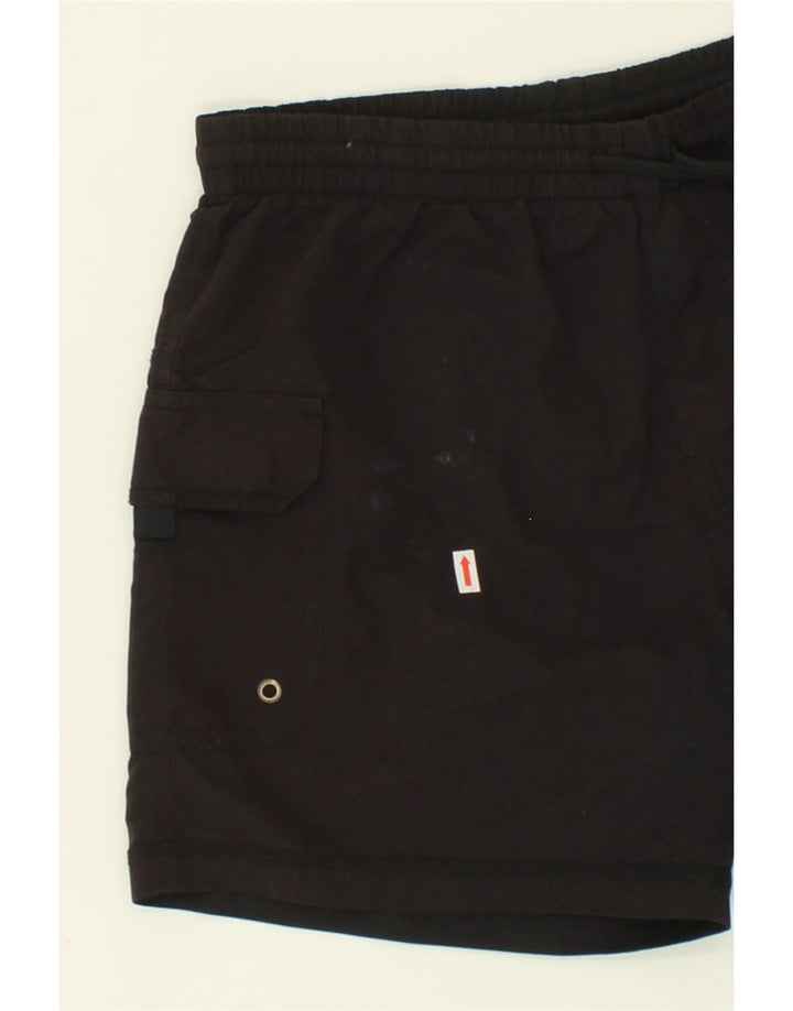SCORPION BAY Mens Graphic Sport Shorts Small Black Polyester Vintage Scorpion Bay and Second-Hand Scorpion Bay from Messina Hembry 