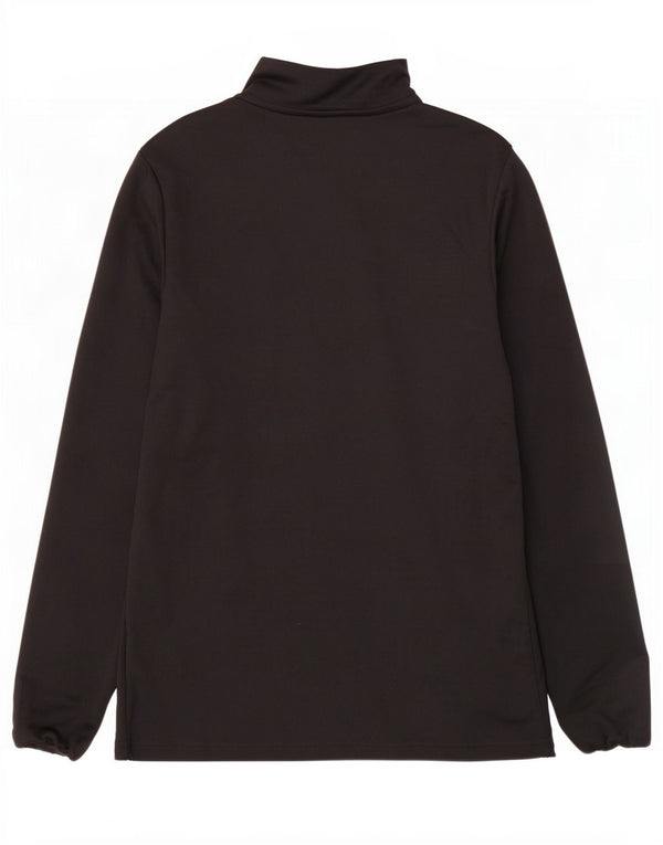 Jachetă de top pentru trening Nike Dri Fit pentru bărbați, poliester negru mic
