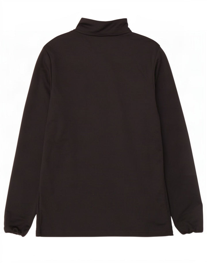Jachetă de top pentru trening Nike Dri Fit pentru bărbați, poliester negru mic