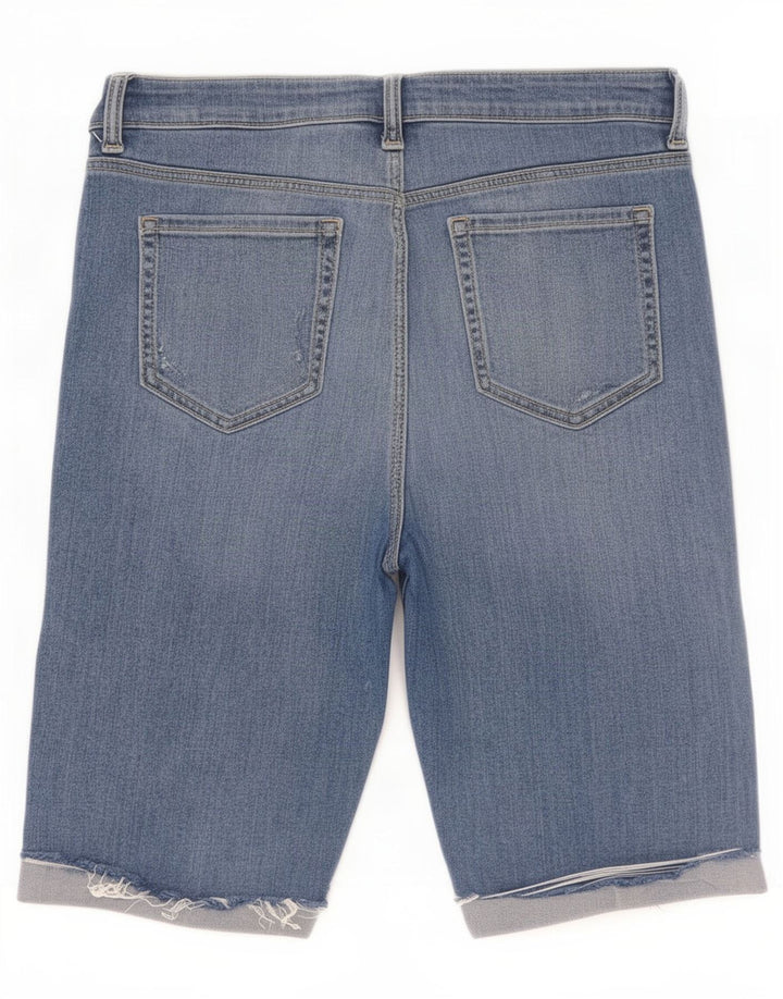 Bermude Marks & Spencer pentru femei, învechite, UK 12 Medium W30 Albastru