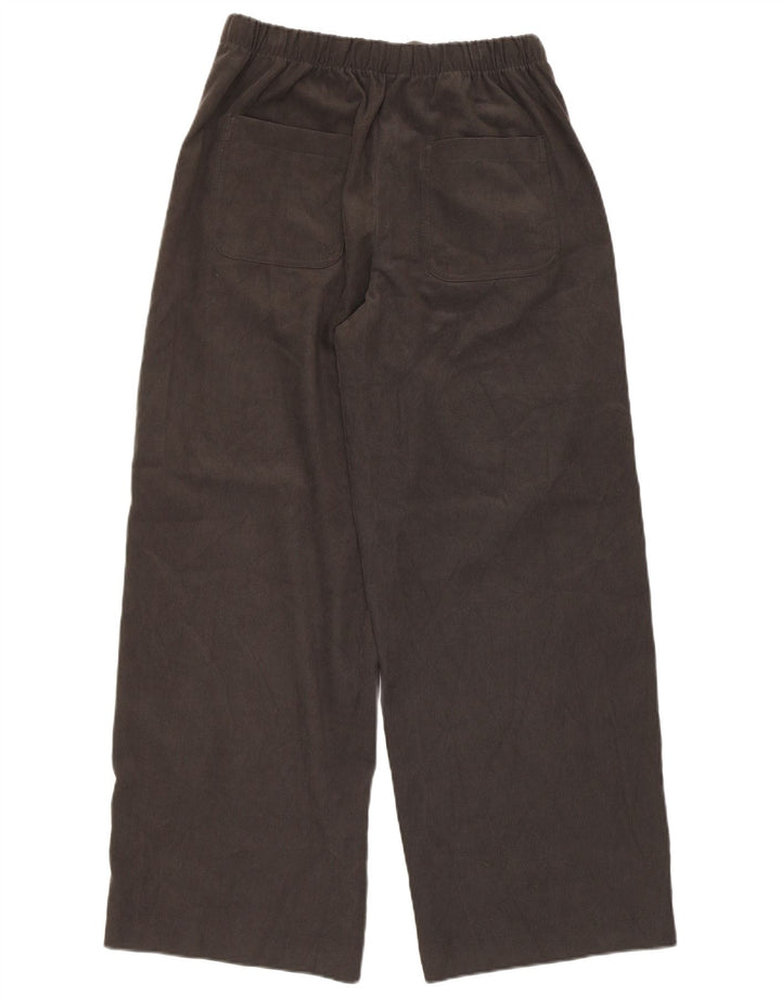 Pantaloni chino pentru femei ZARA UK 12 Medium Gri Poliester