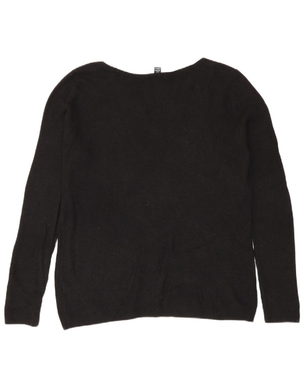 Pulover pentru femei Gap cu gât de barcă, UK 18 XL, bumbac negru