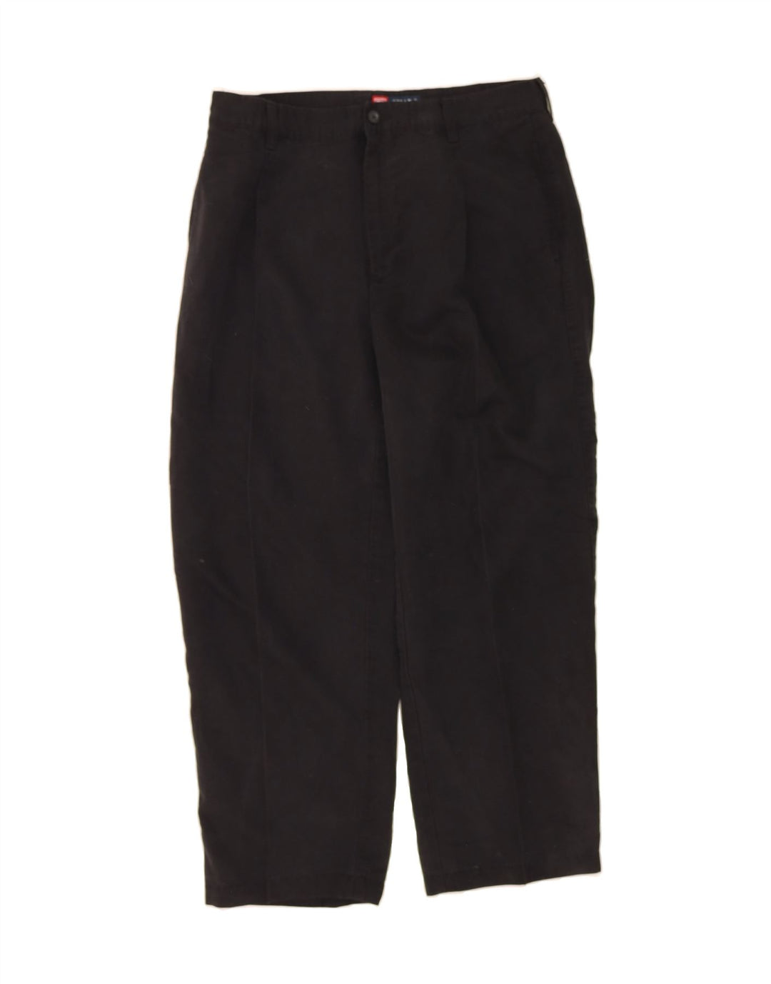 CHAPS Mens Tapered Chino Trousers W32 L27 Black Rayon Vintage Chaps and Second-Hand Chaps from Messina Hembry 