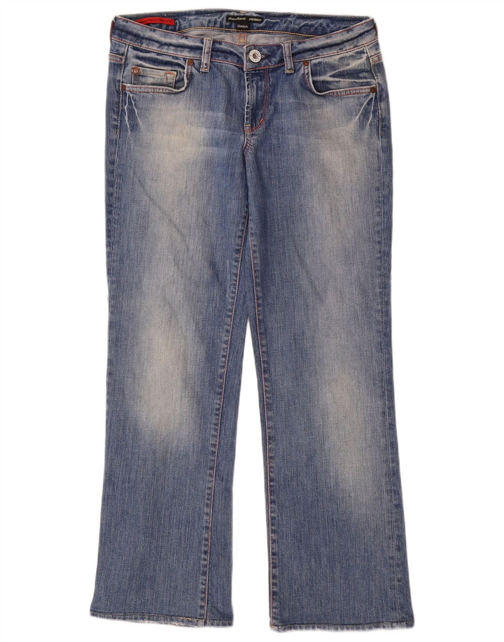 Blugi drepte pentru femei Guess W31 L28 Bumbac albastru