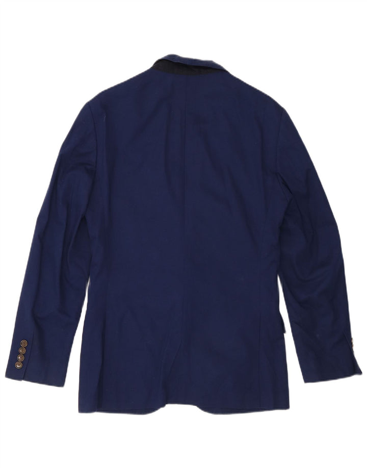 J. Crew Jachetă pentru bărbați Ludlow, cu 2 nasturi, de culoare subțire, UK 34 XS Albastru