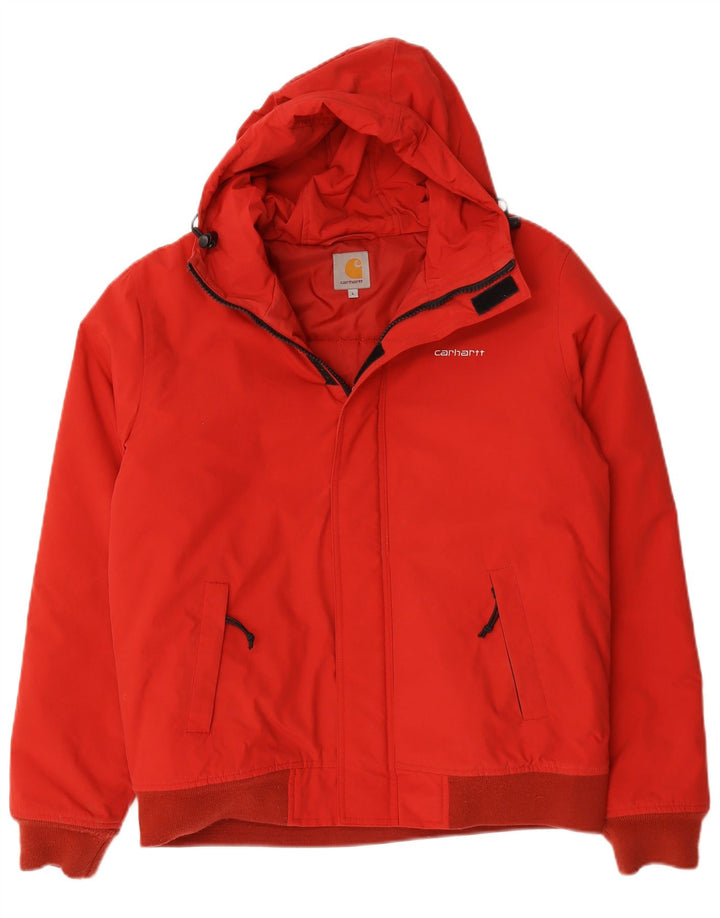 Jachetă căptușită cu glugă pentru bărbați Carhartt UK 40, mare, roșu, nailon
