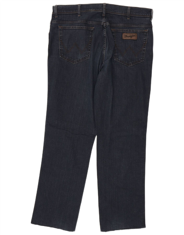 Blugi drepti pentru bărbați Wrangler W38 L31 bleumarin