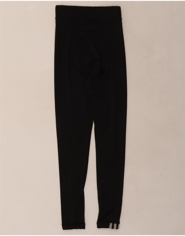 Leggings grafic Adidas pentru femei UK 4 XS Negru