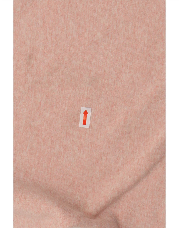 JACK WILLS Pulover supradimensionat pentru femei UK 10 Mic roz pete