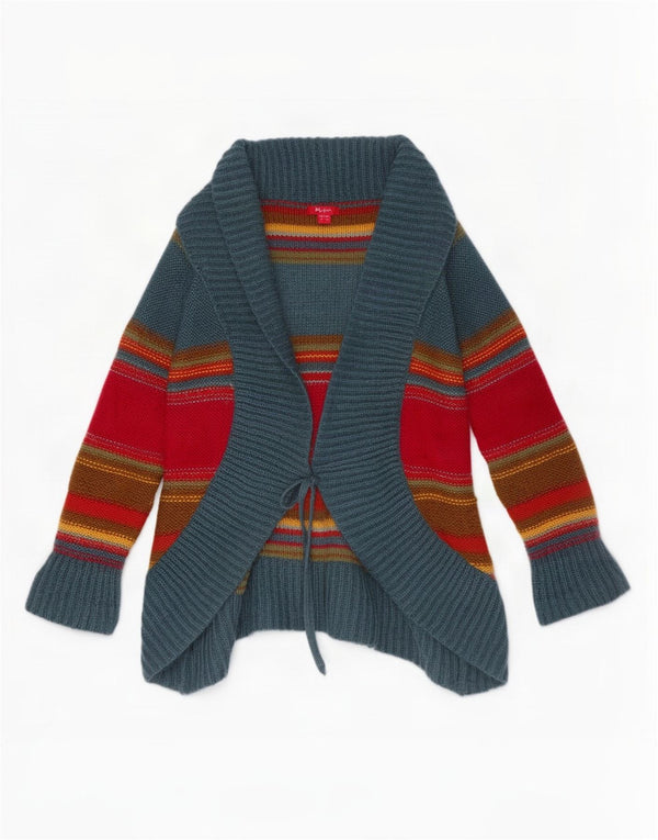 Pulover cardigan pentru femei Monsoon UK 12 Mediu, multicolor, cu dungi acrilice