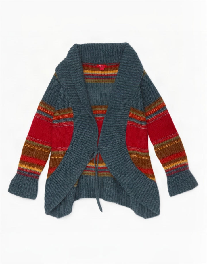 Pulover cardigan pentru femei Monsoon UK 12 Mediu, multicolor, cu dungi acrilice