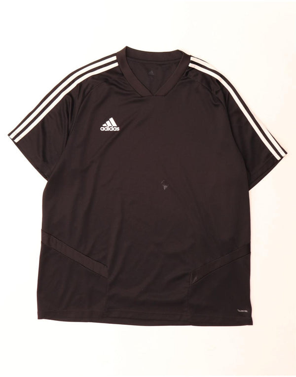 Tricou Adidas Climacool pentru bărbați Top XL Poliester negru