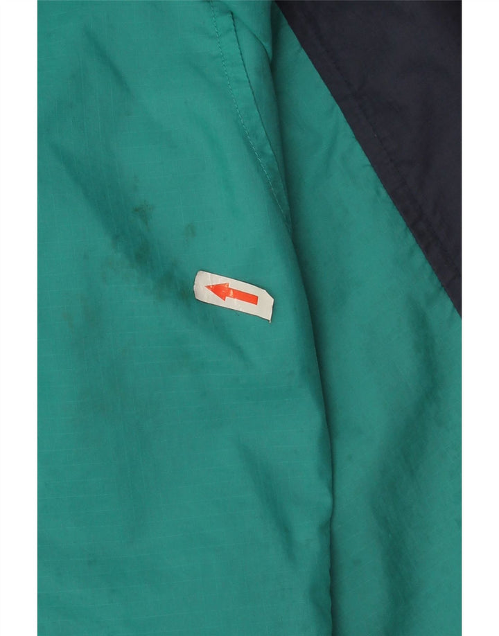 Jachetă de ploaie Puma pentru bărbați UK 36 Small Turcoaz Colorblock Nylon