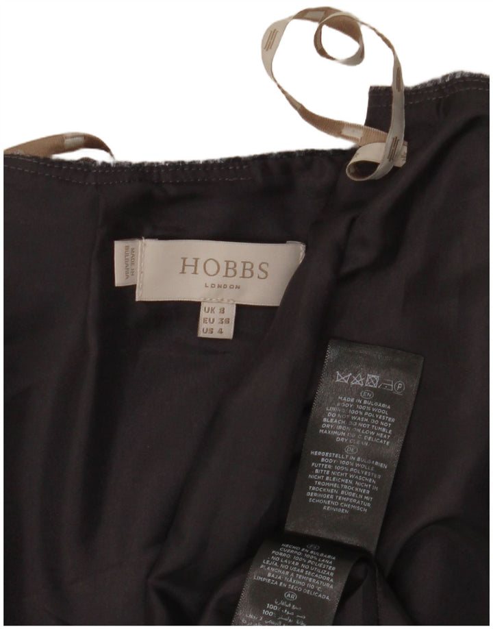 Fusta creion pentru femei Hobbs UK 8 Small W28 Grey Check Wool