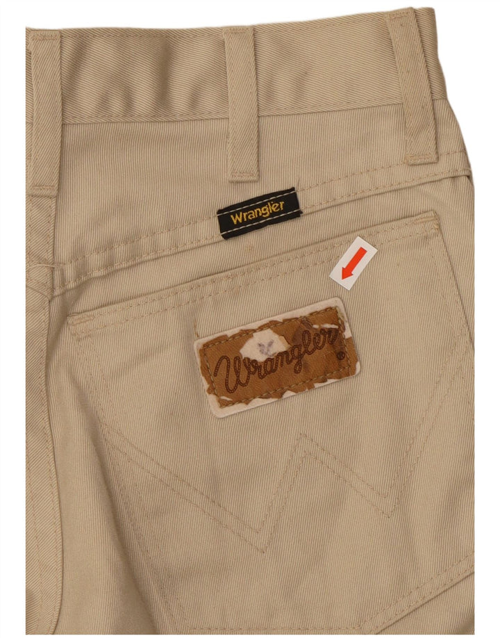 Pantaloni casual pentru femei WRANGLER Bootcut W26 L32 bumbac bej