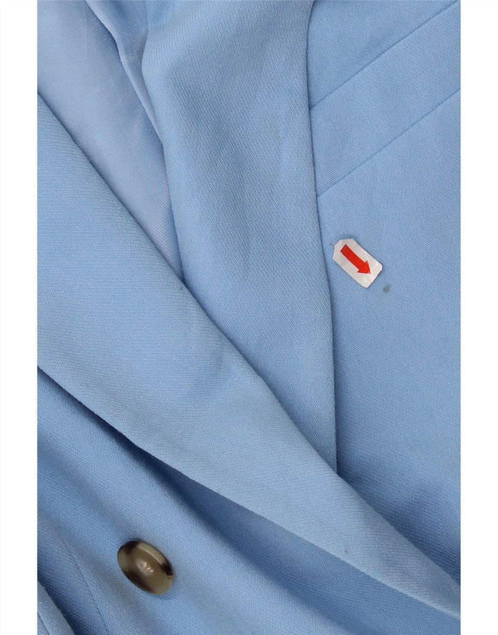 Jachetă Blazer pentru femei ZARA UK 6 XS Albastru Poliester