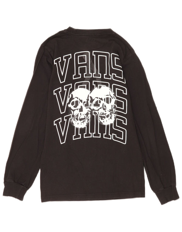 Vans Mens Classic Fit Graphic Top mânecă lungă XS Bumbac negru