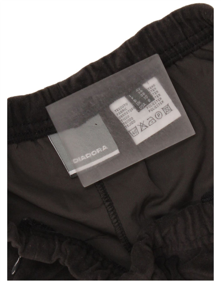 Pantaloni de trening Diadora pentru femei din velur UK 10 Small Gri Poliester