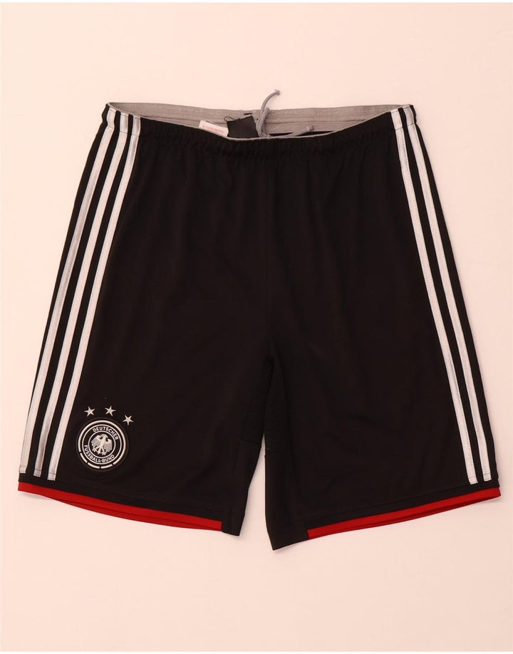 Pantaloni scurți sport ADIDAS Deutscher Fussball Bund pentru bărbați, mici, negri
