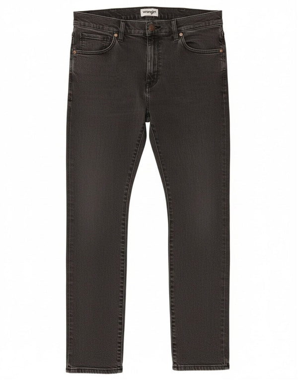 Blugi pentru bărbați Wrangler Larston Slim W32 L34 bumbac gri