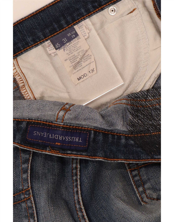 Blugi drepti pentru femei Trussardi W29 L29 Bumbac albastru