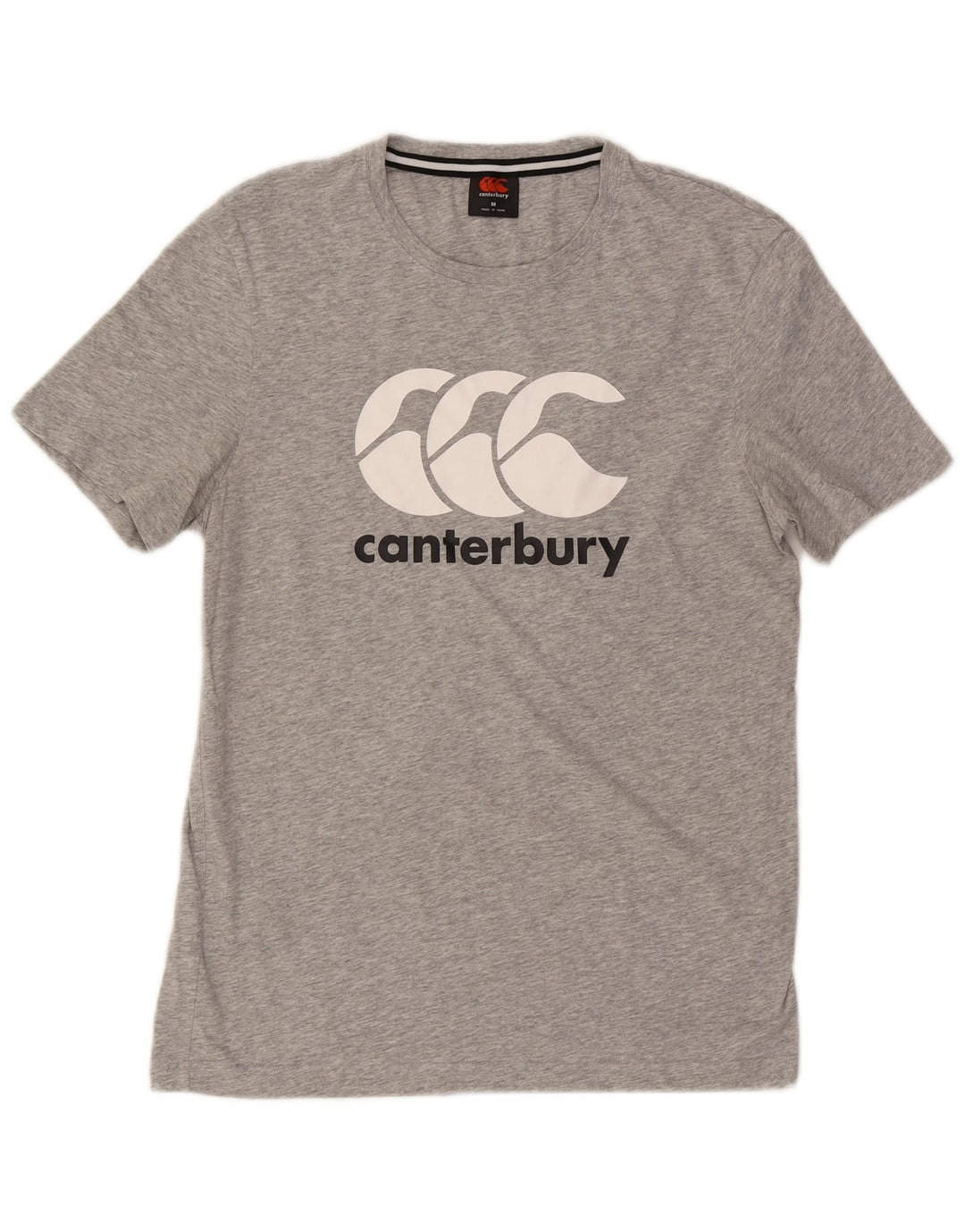 CANTERBURY Tricou grafic pentru bărbați Top din bumbac gri mediu