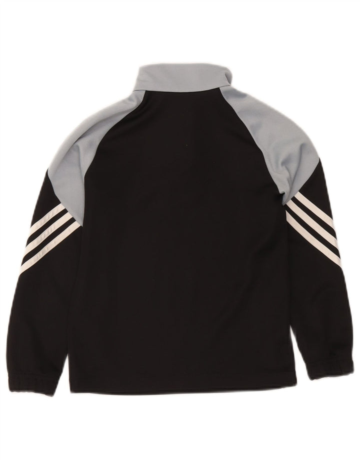 Adidas Climalite Pullover Trening Top 7-8 Ani Mic Negru