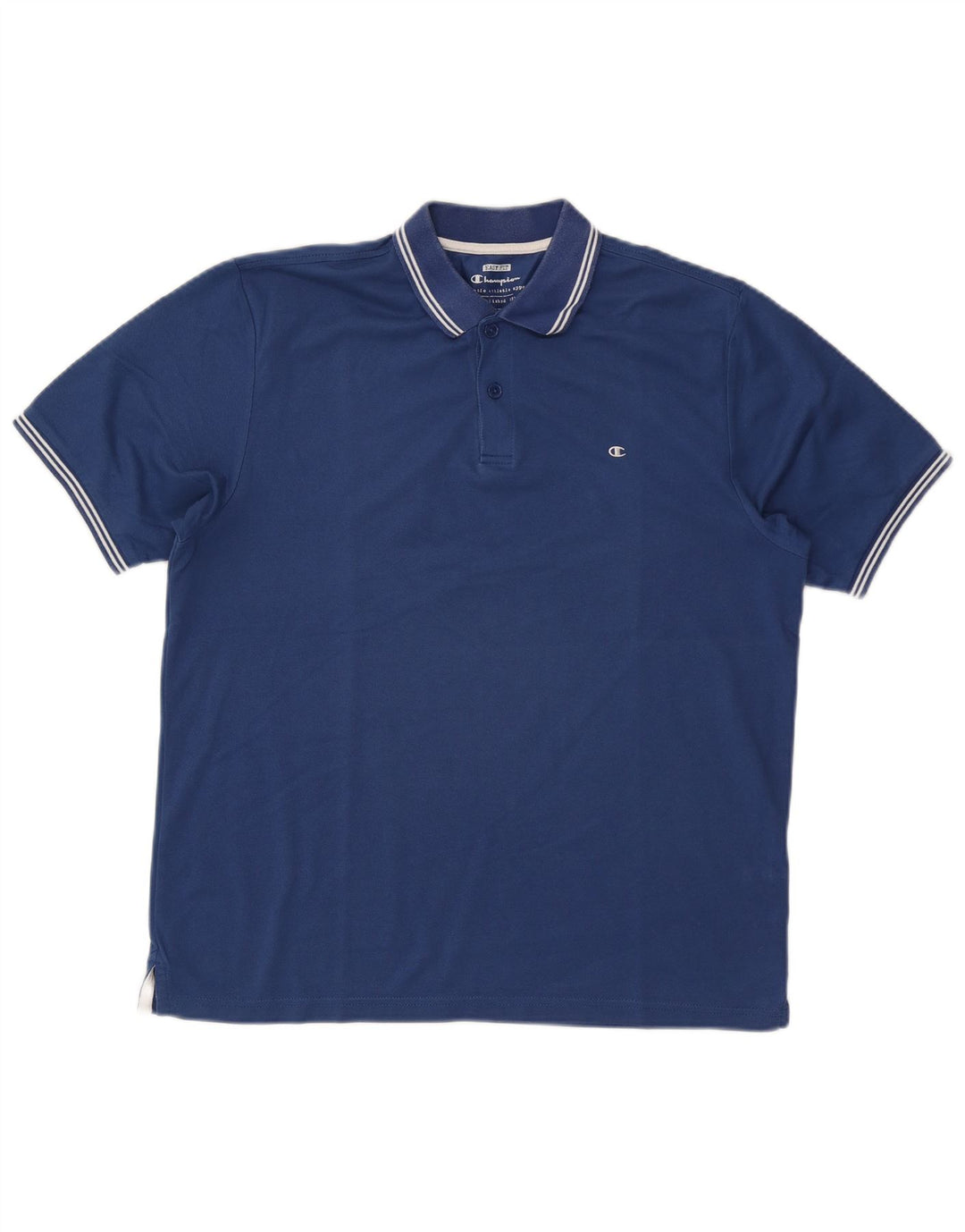 Tricou polo pentru bărbați Champion Easy Fit, mare, albastru, bumbac