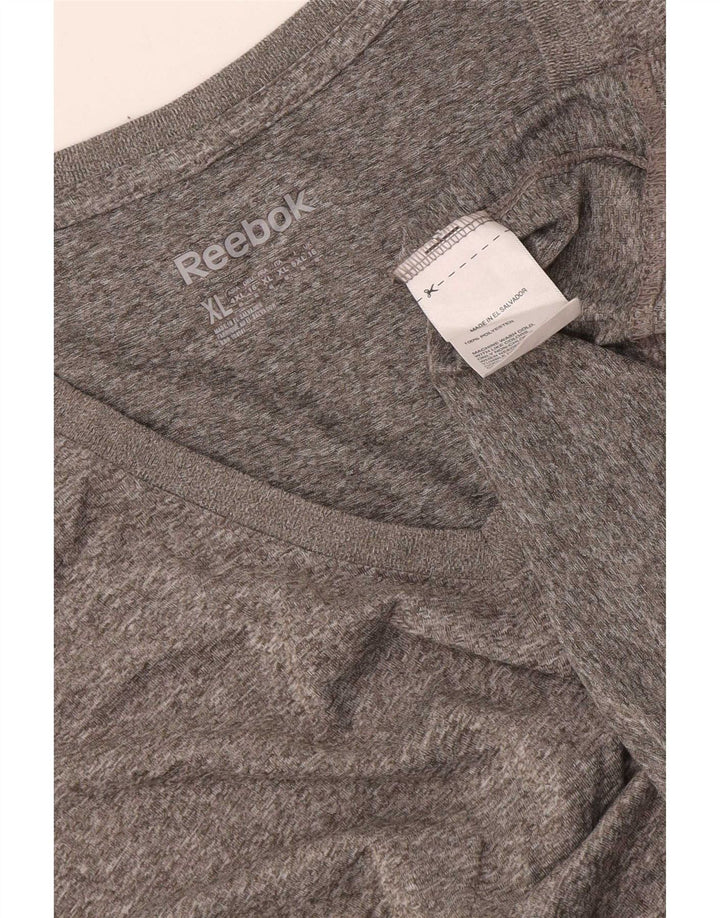 Tricou pentru femei Reebok Top UK 16 Large Gri Poliester