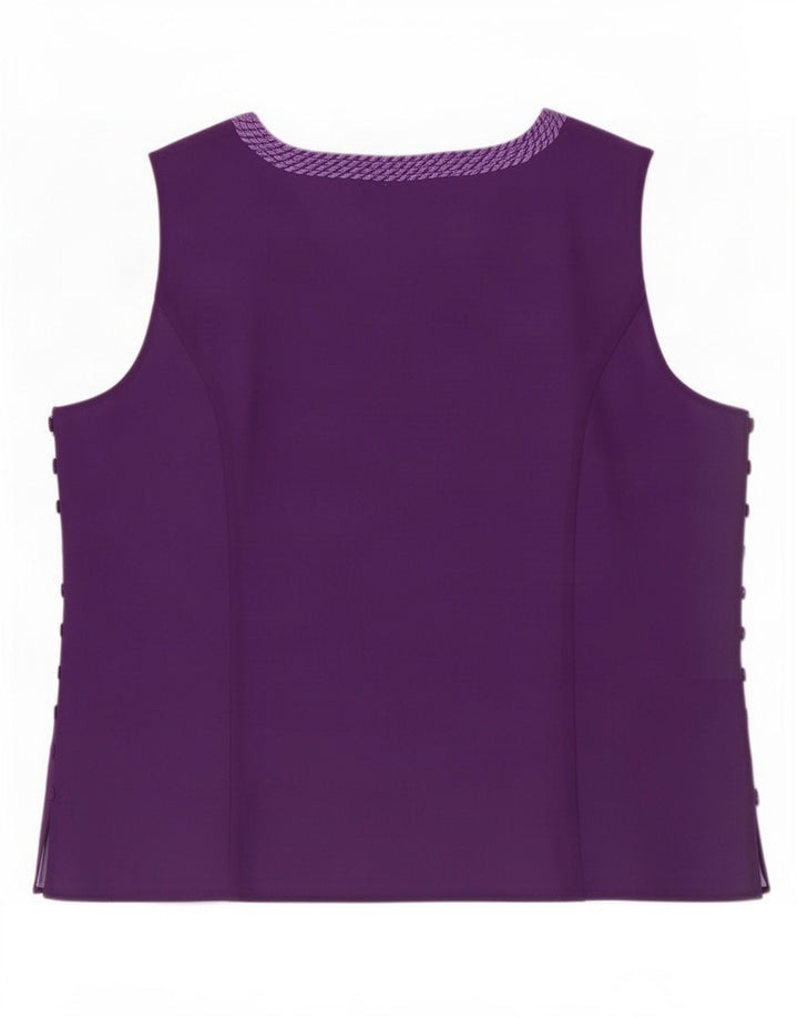 Bluză fără mâneci pentru femei Jacques Vert UK 16 Poliester violet mare
