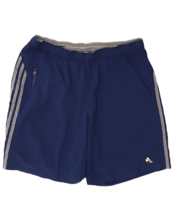 Adidas Mens Climacool Sport Shorts Large Blue Polyester