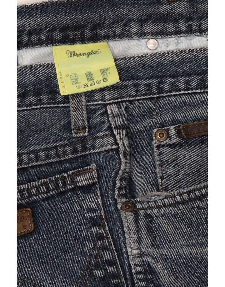 Blugi drepte pentru bărbați Wrangler Texas W35 L30 bumbac albastru