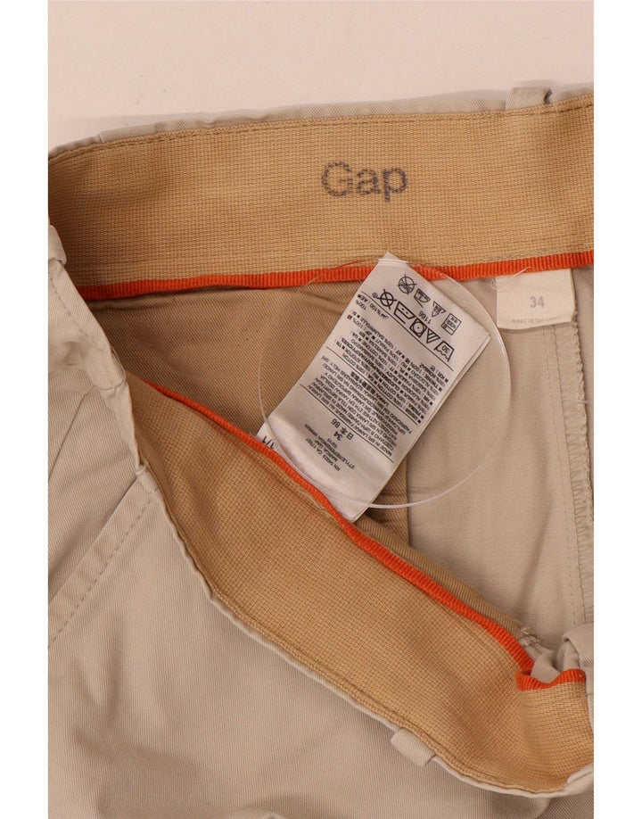 Pantaloni scurți chino pentru bărbați Gap, mari W34, bumbac, bej