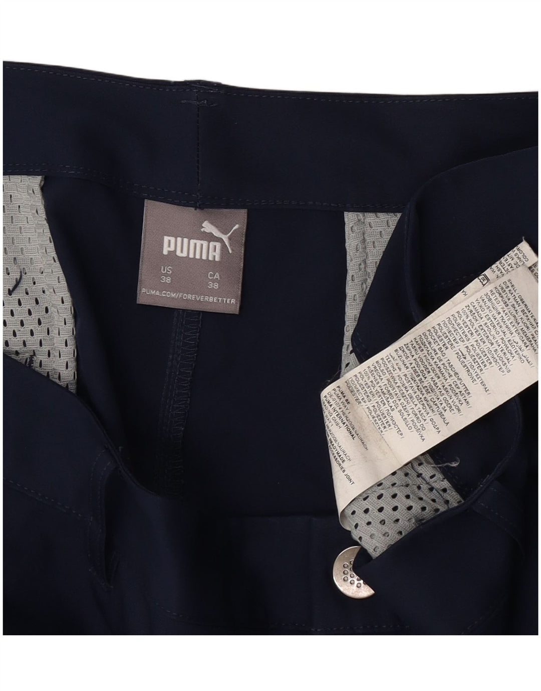 Pantaloni scurți chino pentru bărbați Puma W38 XL bleumarin poliester