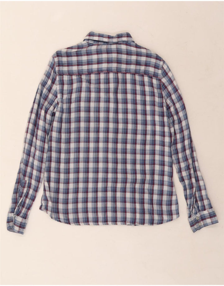 Cămașă pentru femei Laura Ashley UK 12 Medium Blue Check Bumbac