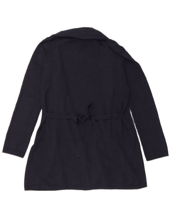Pulover cardigan deschis pentru femei Zara UK 10 Mic, viscoză, albastru