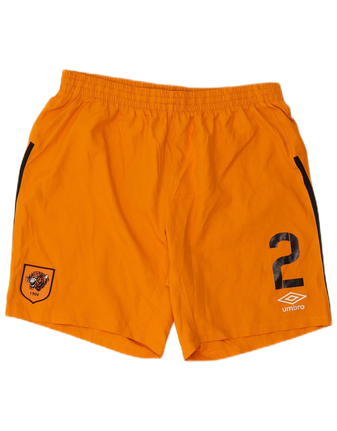 Pantaloni scurți sport grafic Umbro pentru bărbați, XL, portocaliu, poliester