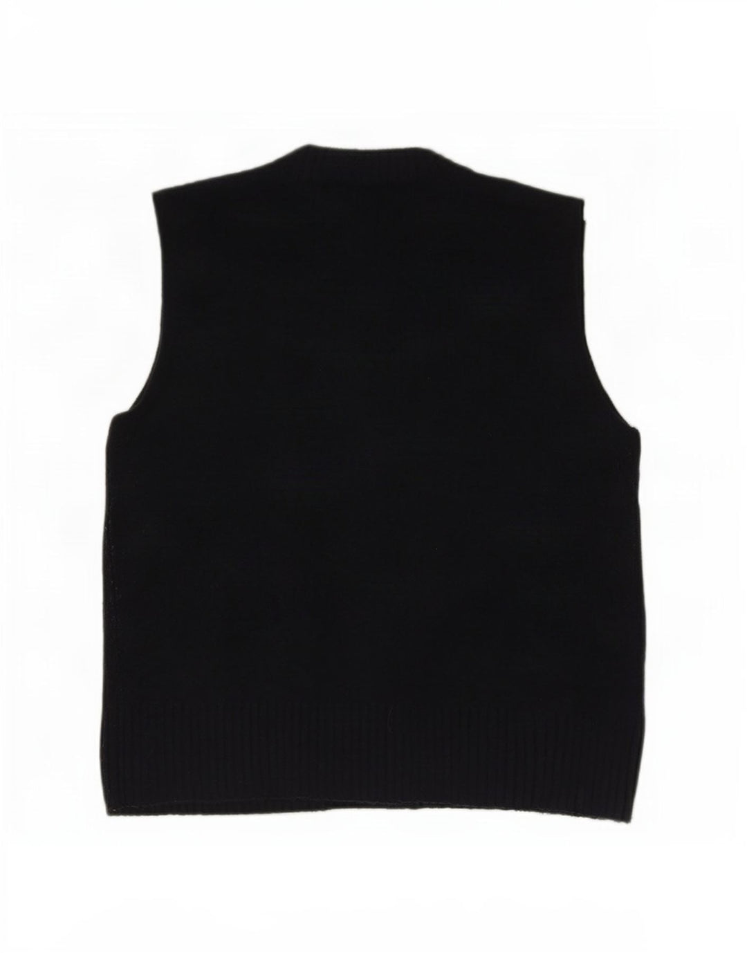 Vesta Zara Femei Tank Top UK 14 Medium Bleumarin Acrilic