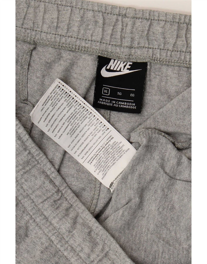 Pantaloni scurți sport Nike pentru bărbați XL bumbac gri