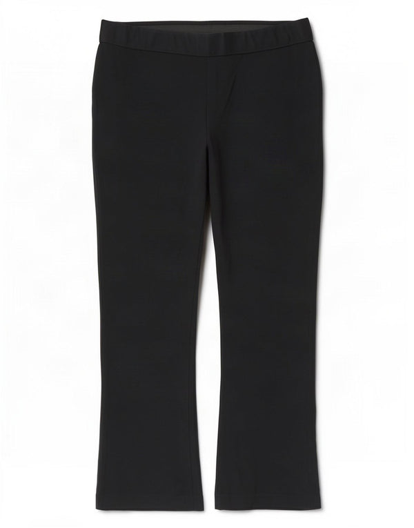 Marks & Spencer Pantaloni casual Bootcut pentru femei UK 16 Large W34 L28 Negru