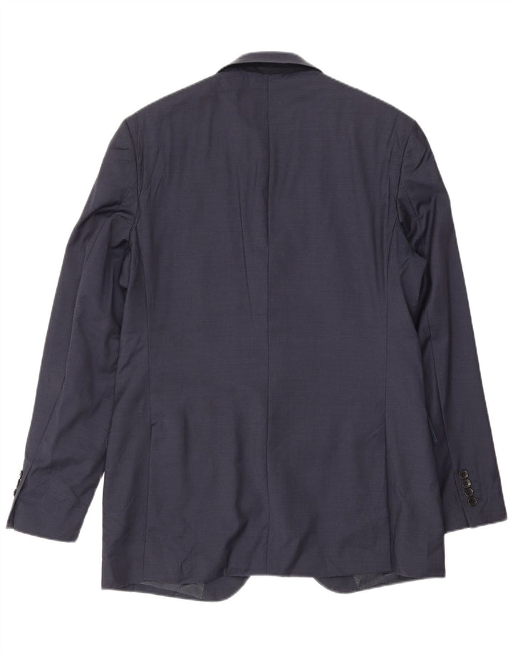 Jachetă pentru bărbați Marks & Spencer cu paragate UK 40 Medium Bleumarin
